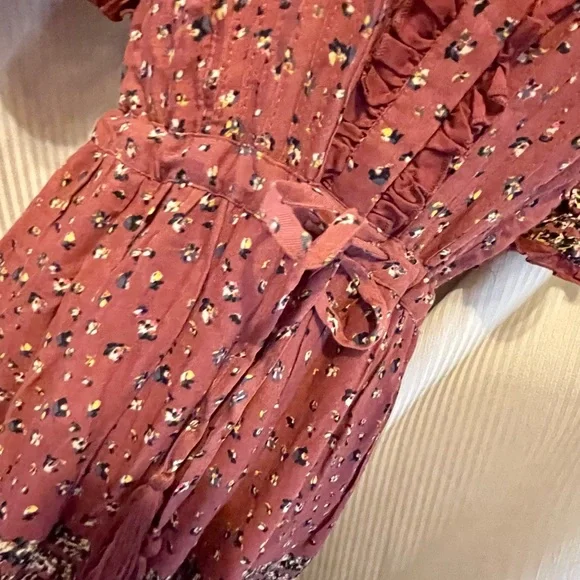 Free People NWT maxi prairie inspired dress. - Picture 2 of 7